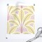 Pastel Palm Tropical Pink Yellow Feminine Cheerful Playful Delicate Romantic Custom Printed Fabric by Spoonflower Various Fabrics by the Yard or Fat Quarter